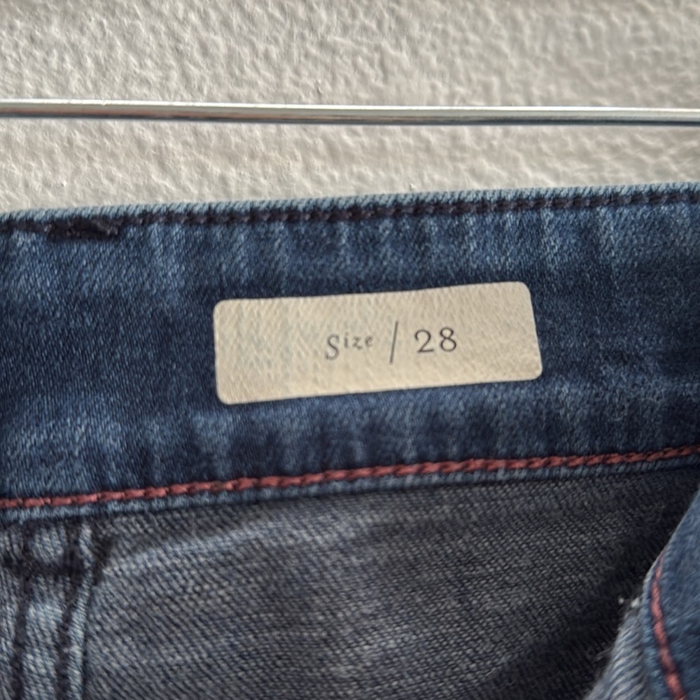 Pilcro and The Letterpress by Anthropologie Women's Crop Flared Jeans Size 28 - Picture 6 of 7